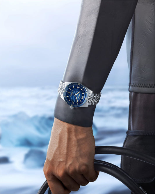 【Seagull Watch】1984 Antarctic Expedition Vintage Diving Watch Special Edition Frozen Blue