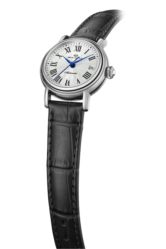 【Seagull Watch】Little Exquisite - Leather Strap Style -- Silver Case