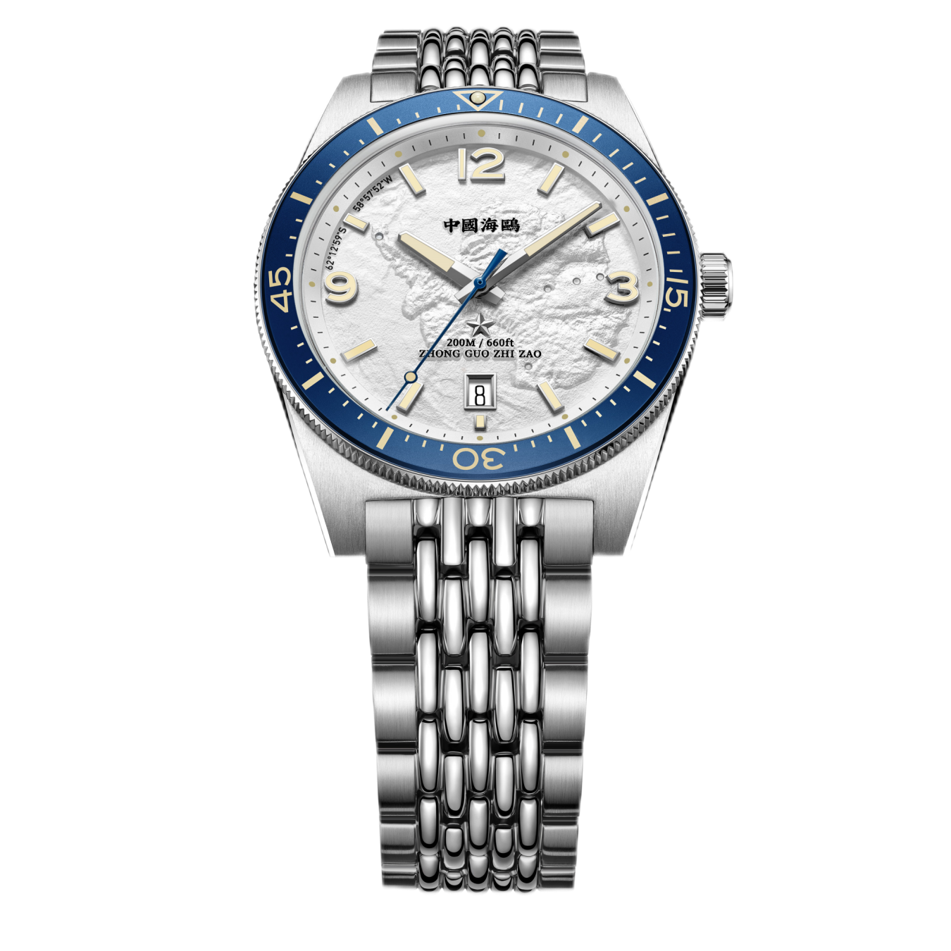 【Seagull Watch】1984 Antarctic Expedition Vintage Diving Watch Special Edition Frozen White