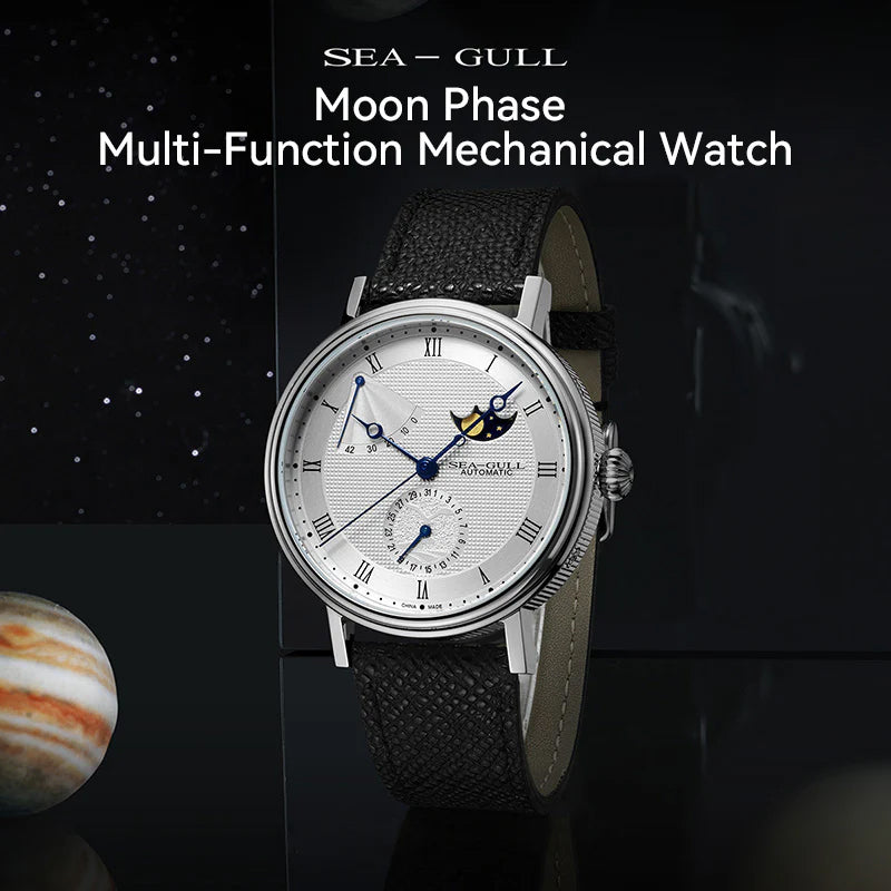 【Seagull Watch】Moon Phase Series 819.11.6092