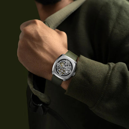 【Seagull Watch】Skeleton Barrel 849.27.6167K