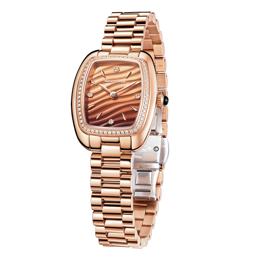 【Seagull Watch】Little Mocha Mechanical Watch - Gradient Brown