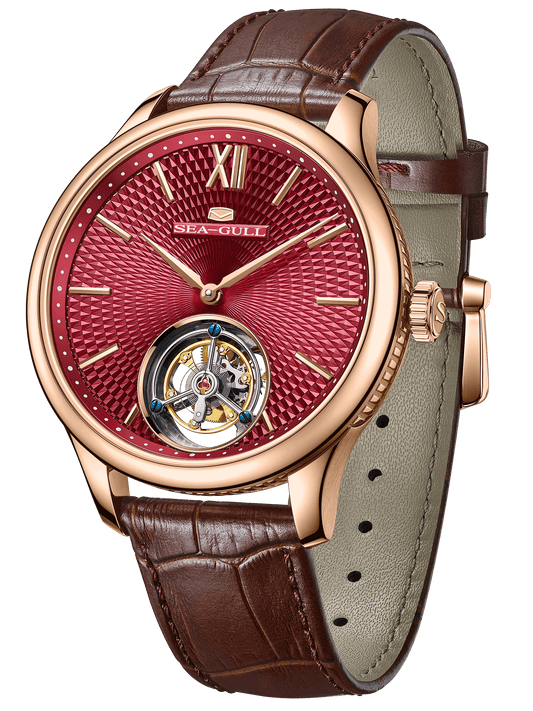 【Seagull Watch】Silicon Hairspring Tourbillon - Red