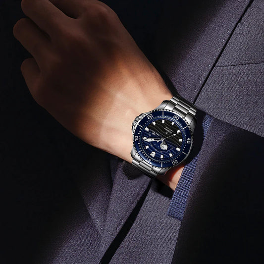 【Seagull Watch】「Moon rising over the Ocean」Grand Moon Phase Diving Watch