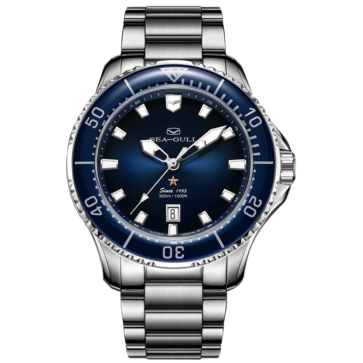 【Seagull Watch】Ocean Pro - Shark Black