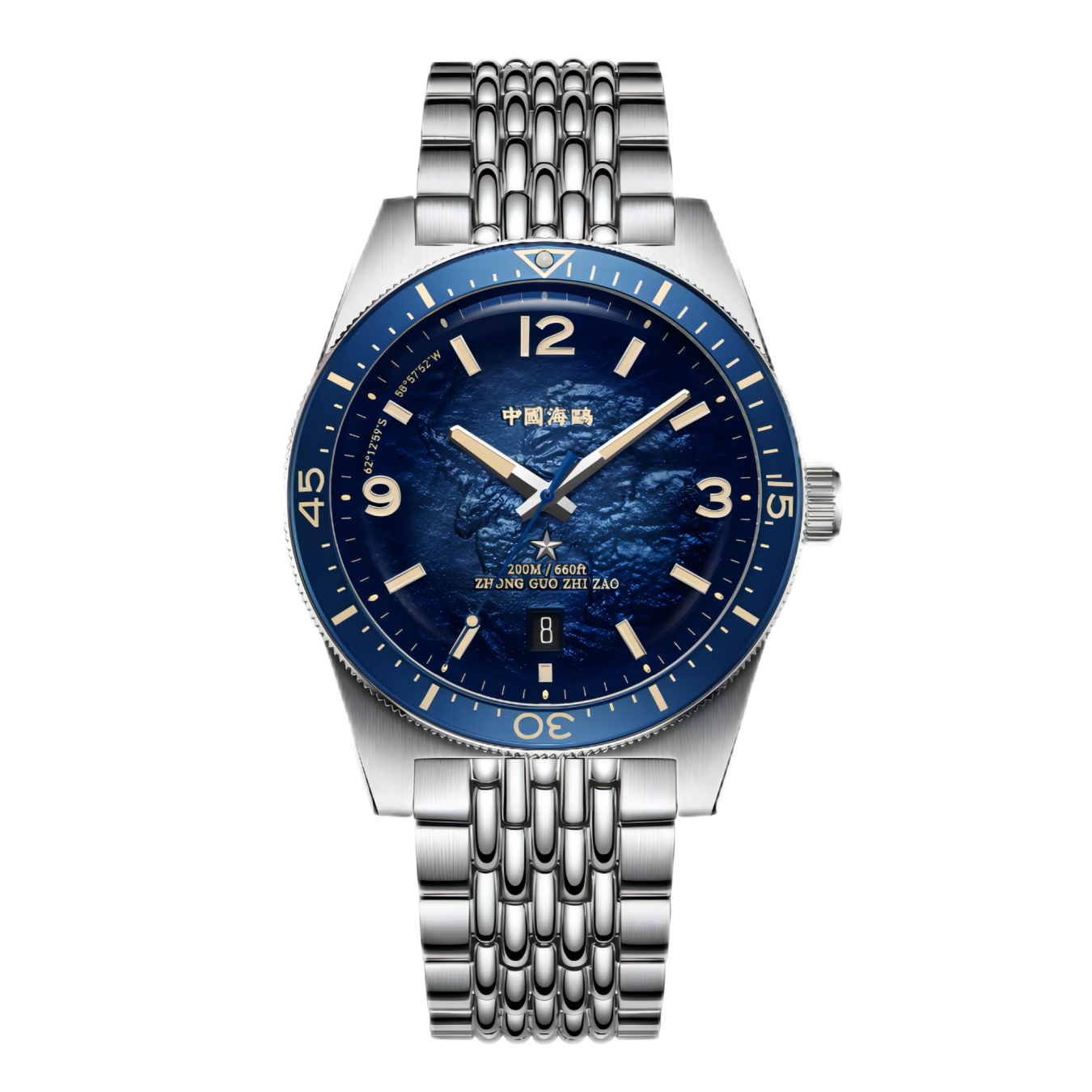 【Seagull Watch】1984 Antarctic Expedition Vintage Diving Watch Special Edition Frozen White