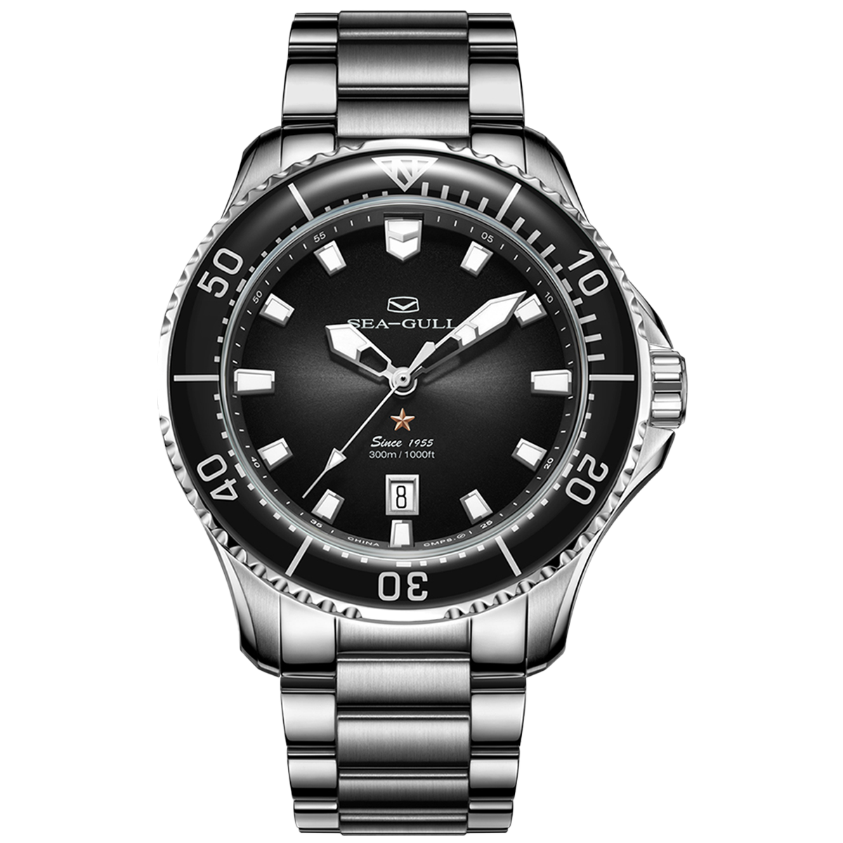 【Seagull Watch】Ocean Pro - Coral Green