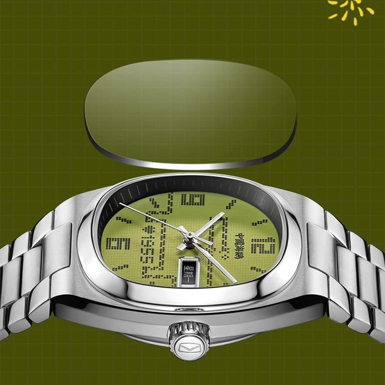 【Seagull Watch】Vintage TV Mechanical Watch - Snake Game-Fluorescent Green Edition