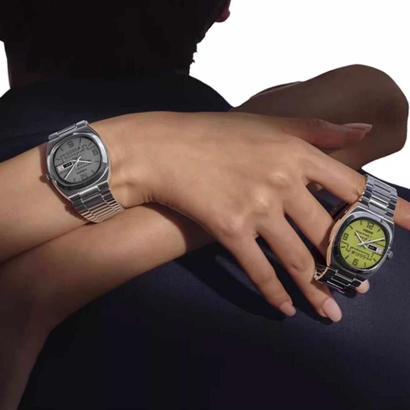 【Seagull Watch】Vintage TV Mechanical Watch - Snake Game-Fluorescent Green Edition