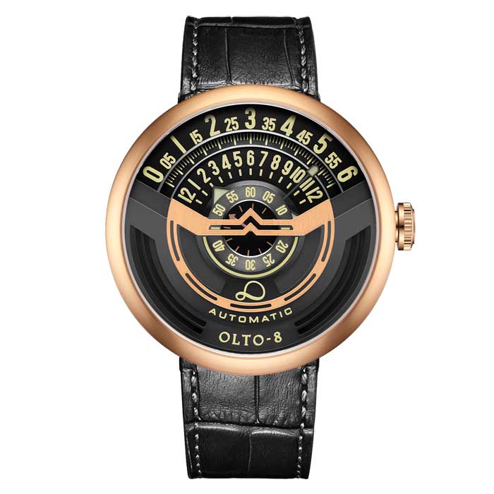 【OLTO-8】INFINITY-I RPM-Style Automatic Watch Bronze Edition