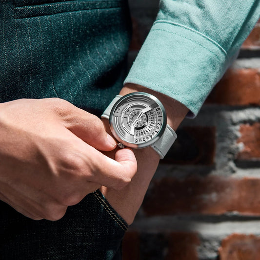 【OLTO-8】INFINITY-I RPM-Style Automatic Watch Silver