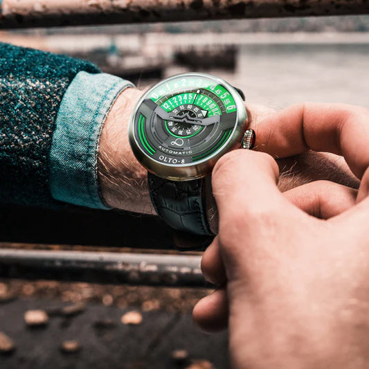 【OLTO-8】INFINITY-I RPM-Style Automatic Watch Green