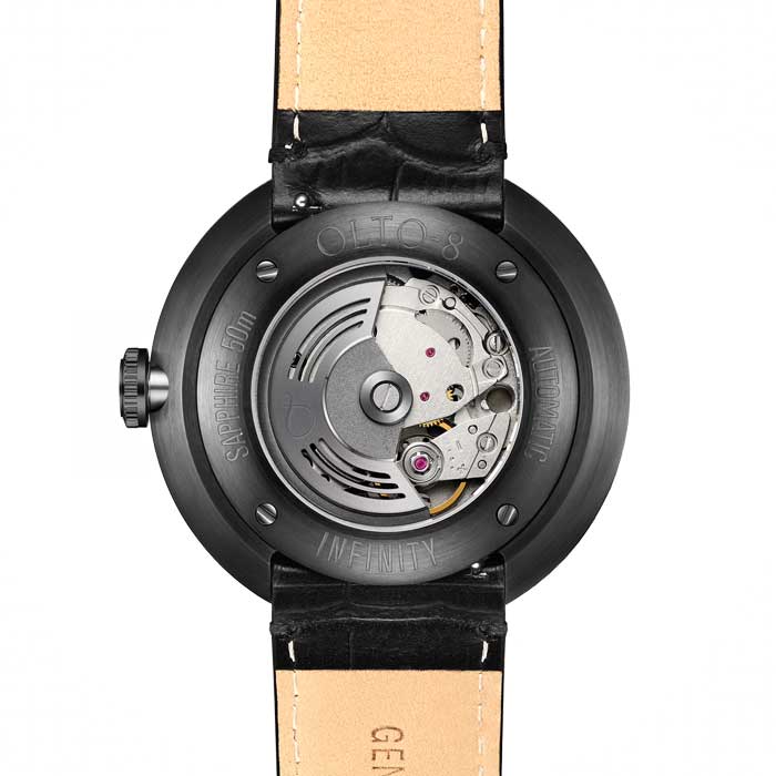 【OLTO-8】INFINITY-I RPM-Style Automatic Watch Black
