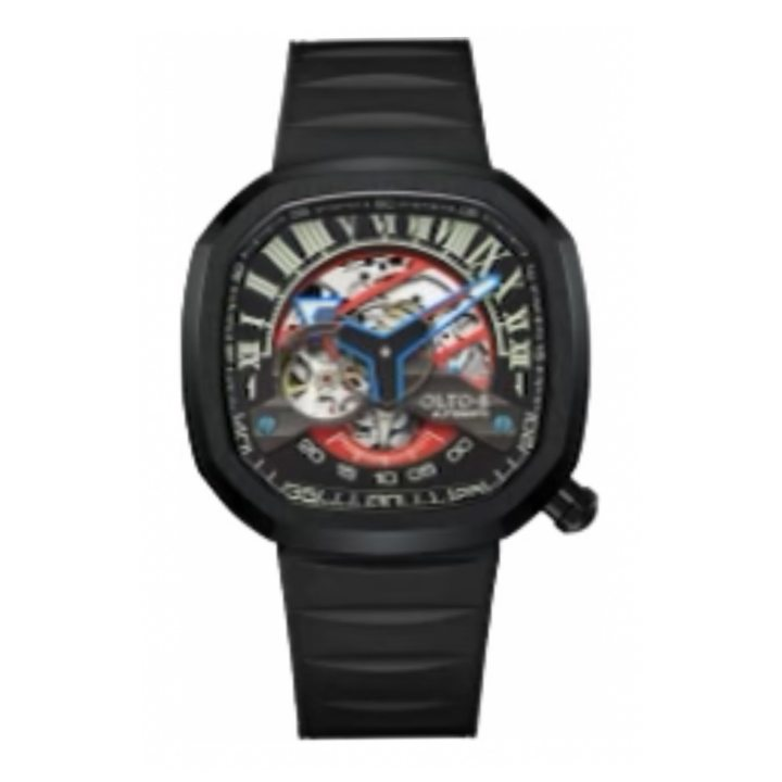 【OLTO-8】INFINITY-II RPM-Style Automatic Watch Black(Roman numeral Dial)