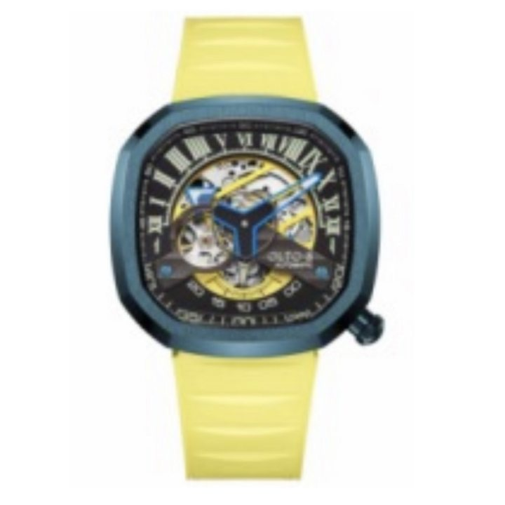 【OLTO-8】INFINITY II RPM-Style Automatic Watch Blue(Roman numeral Dial)