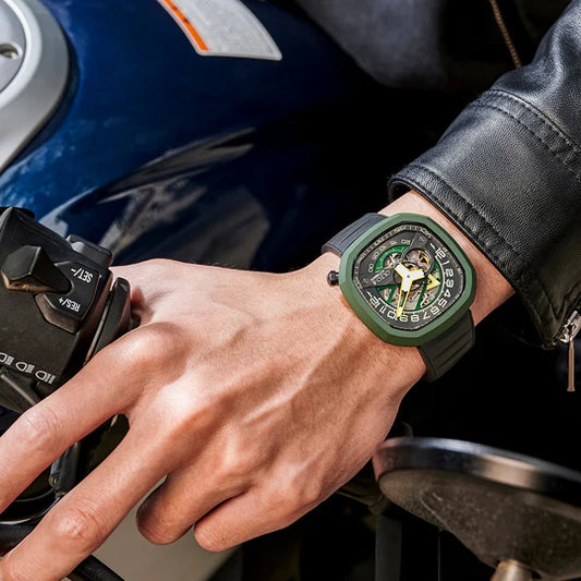 【OLTO-8】INFINITY-II RPM-Style Automatic Watch Green