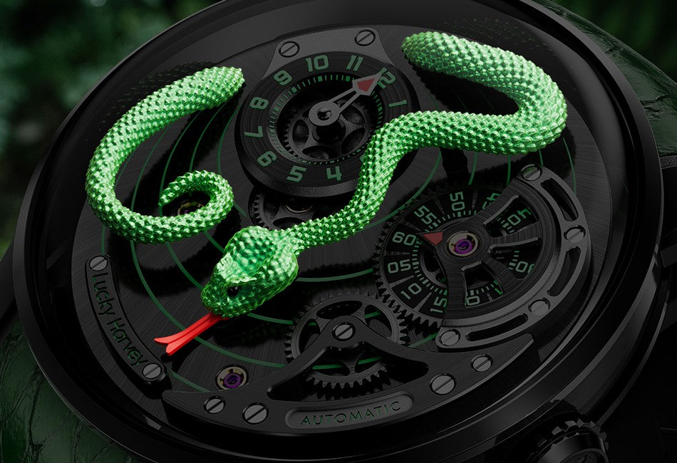 【LuckyHarvey】Master of Craftsmanship Series Snake(Green)