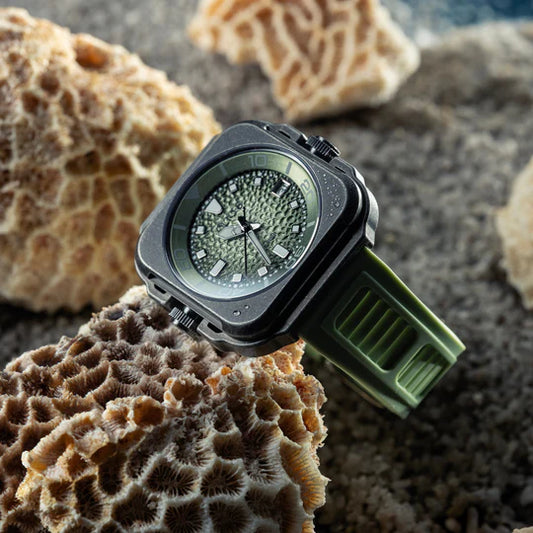 【OLTO-8】Coral Steward Diving Automatic Watch Retro Green