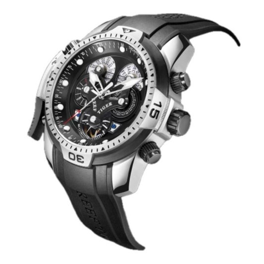 【Reef Tiger】Aurora Silver-Black RGA3503-YBBR