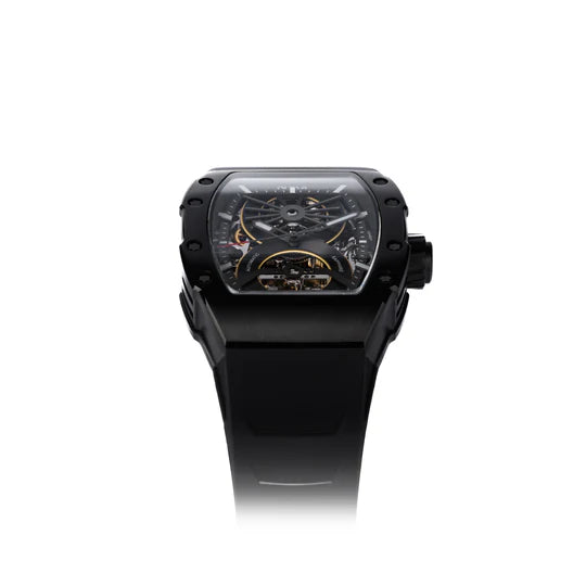 【OLTO-8】SHOT Skeleton Automatic Watch Black
