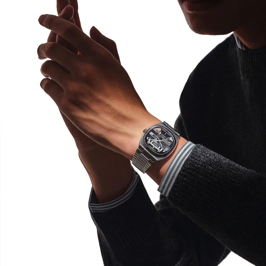 【Seagull Watch】Vintage TV Mechanical Watch - Tuesday Black and White Special Edition