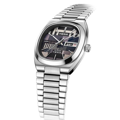 【Seagull Watch】Vintage TV Mechanical Watch - Tuesday Black and White Special Edition