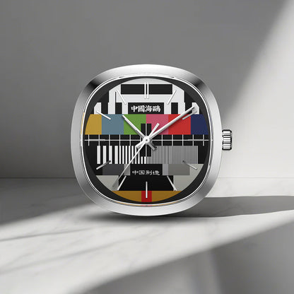 【Seagull Watch】Vintage | TV Dial | 70th Anniversary | Table Clock | 45mm