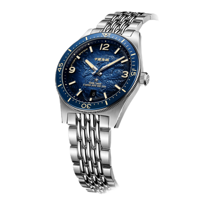 【Seagull Watch】1984 Antarctic Expedition Vintage Diving Watch Special Edition Frozen Blue