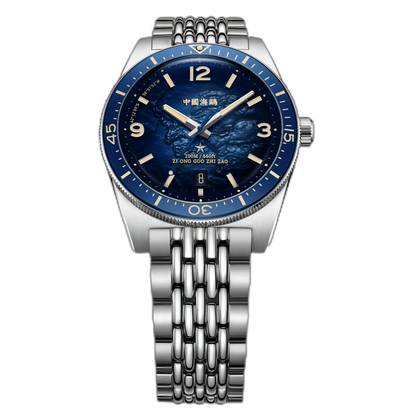 【Seagull Watch】1984 Antarctic Expedition Vintage Diving Watch Special Edition Frozen Blue