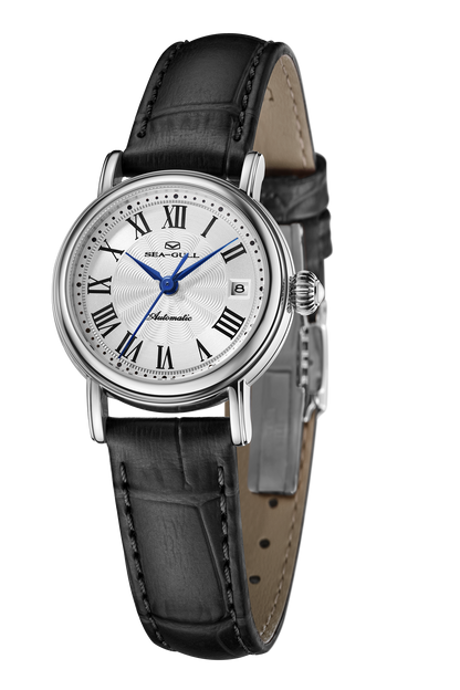【Seagull Watch】Little Exquisite - Leather Strap Style  -- Silver Case