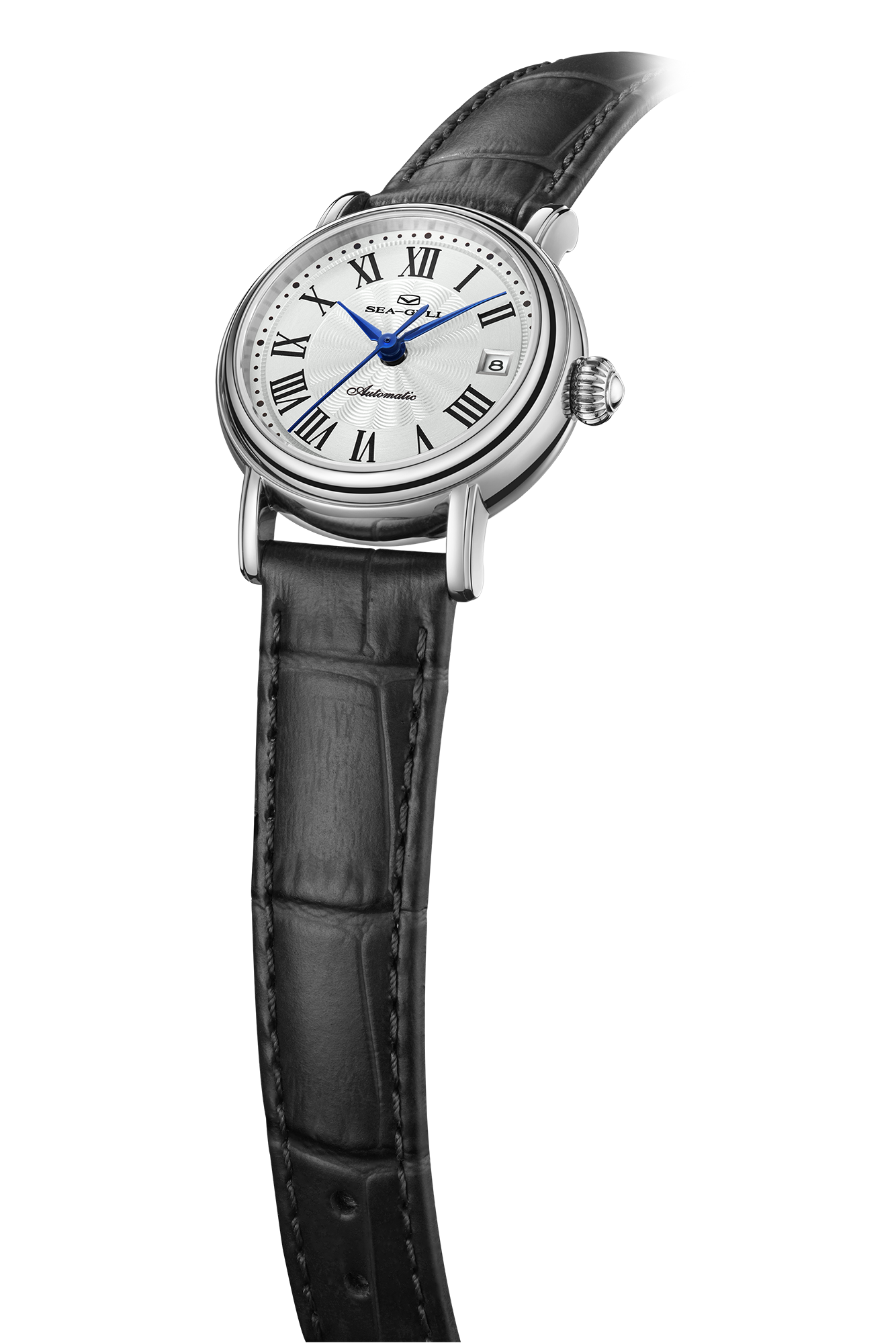 【Seagull Watch】Little Exquisite - Leather Strap Style  -- Silver Case