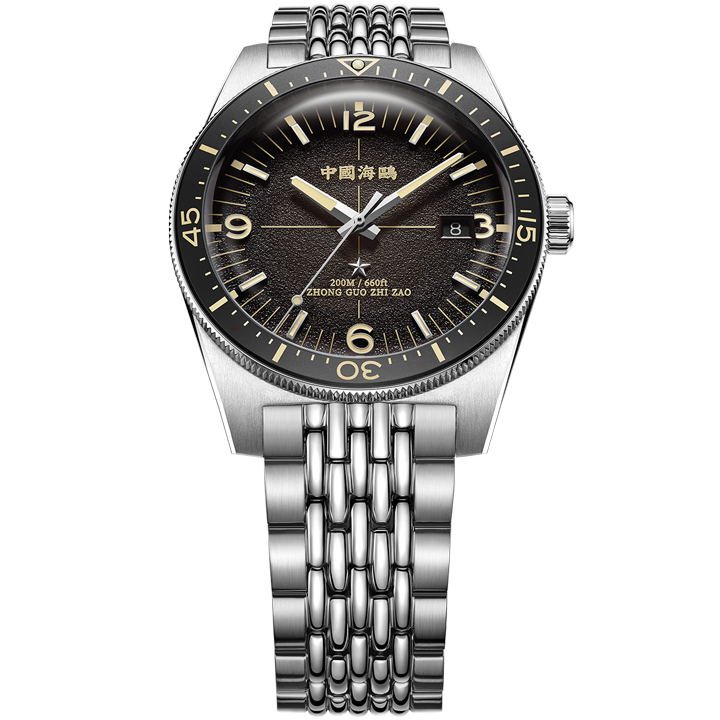 【Seagull Watch】1984 Antarctic Expedition Vintage Diving Watch Polar Black