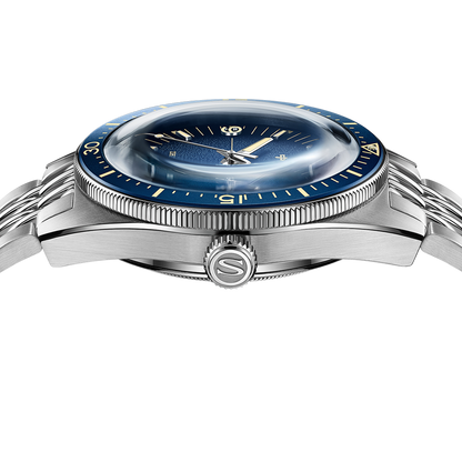 【Seagull Watch】1984 Antarctic Expedition Vintage Diving Watch Deep sea Blue