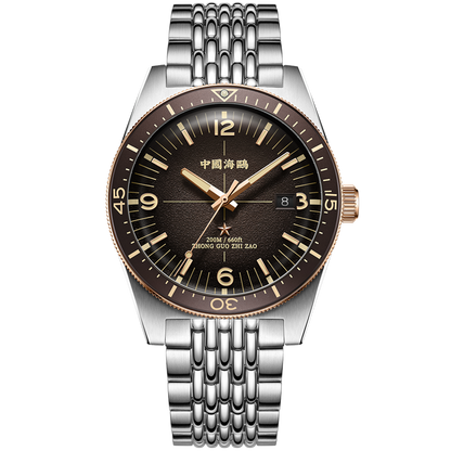【Seagull Watch】1984 Antarctic Expedition Vintage Diving Watch Polar Black