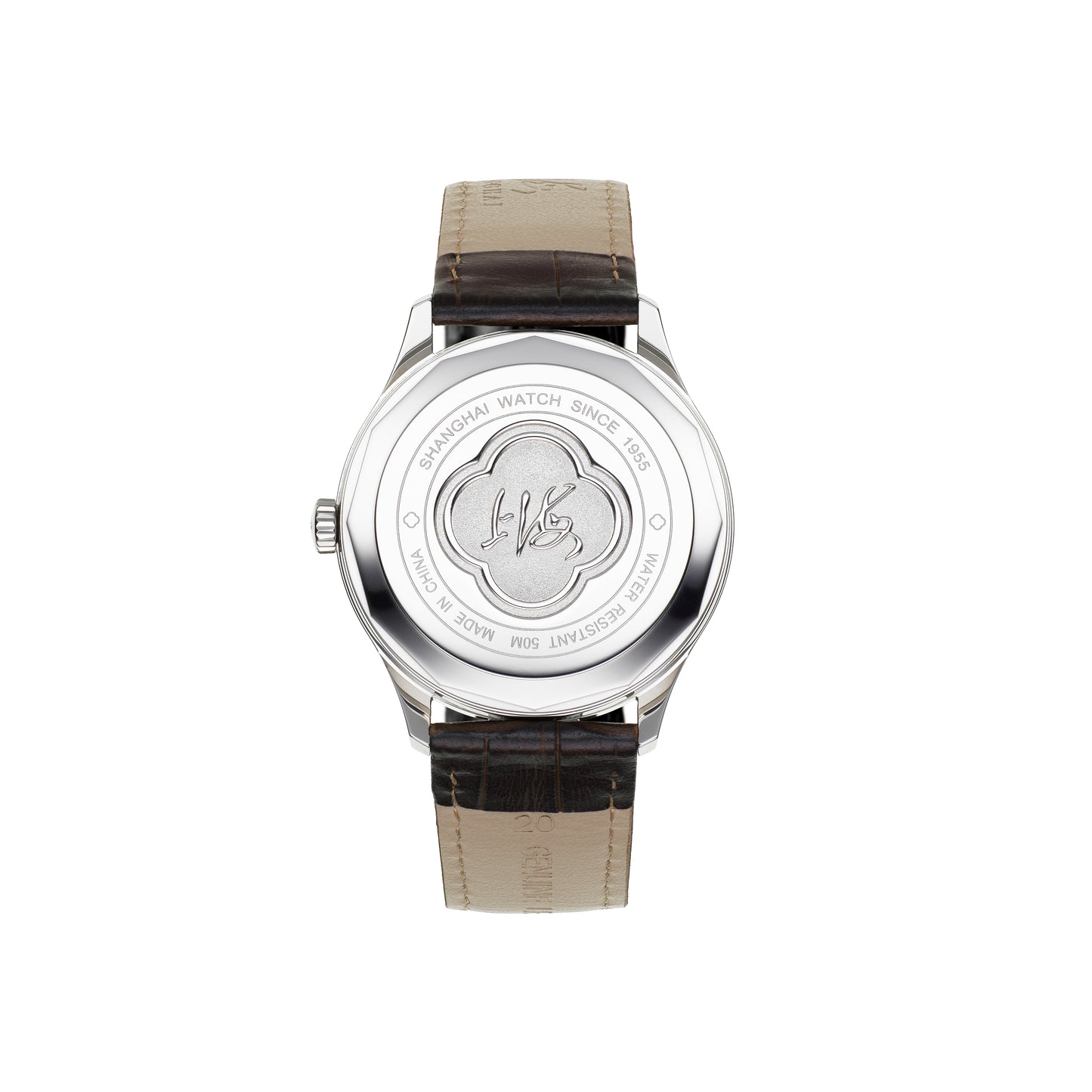 【Shanghai】Tribute Series - Pioneers of Calendar, Sun-ray Dial - Brown Leather Strap