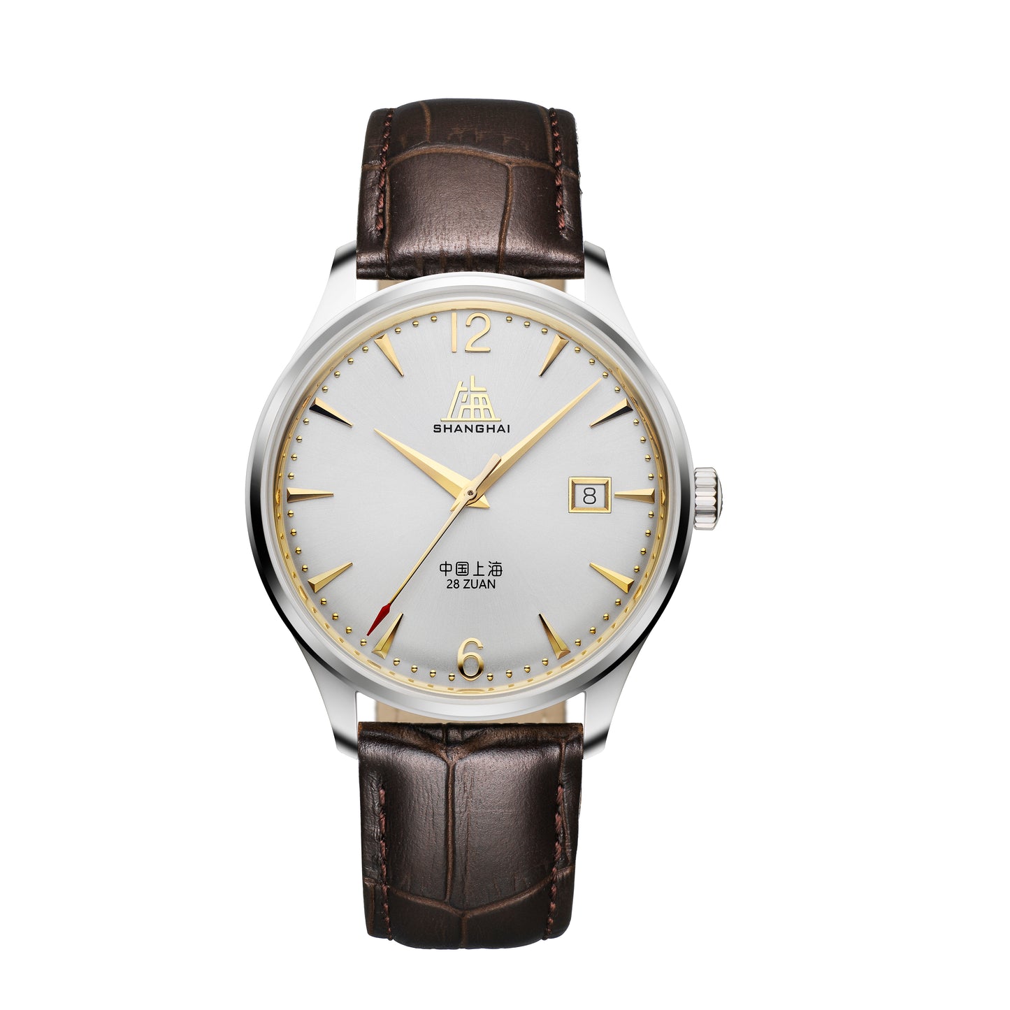 【Shanghai】Tribute Series - Pioneers of Calendar, Sun-ray Dial - Stainless Steel Strap