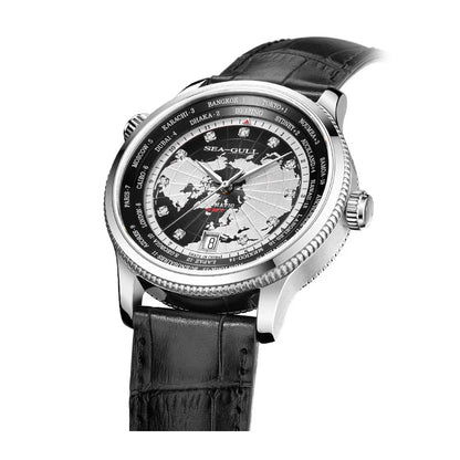 【Seagull Watch】World Time Collection - Black Cosmos
