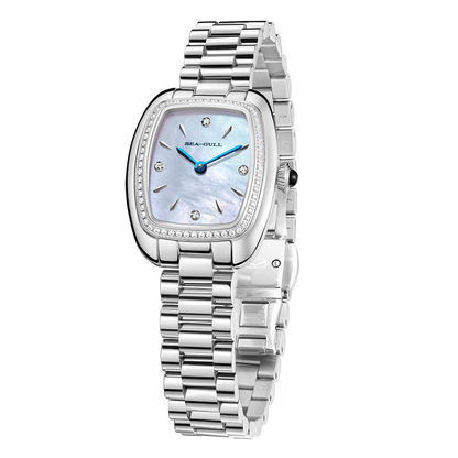【Seagull Watch】Little Mocha Mechanical Watch - Cream White