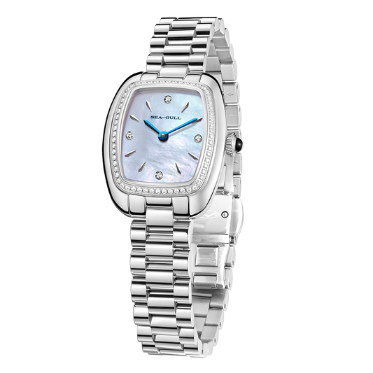 【Seagull Watch】Little Mocha Mechanical Watch - Cream White
