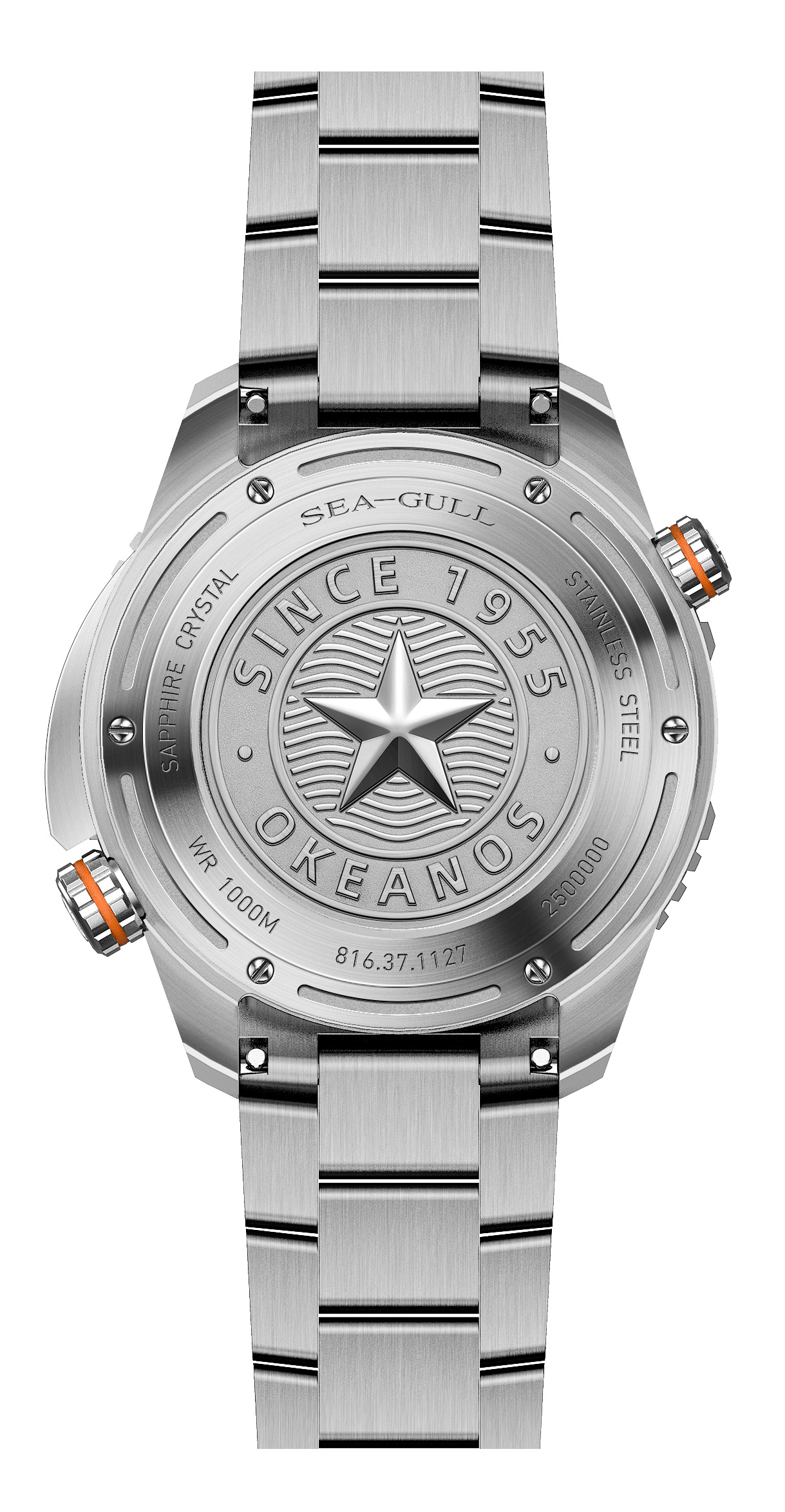 【Seagull Watch】Kilometer Deep Dive Diving Watch (Steel Bracelet)
