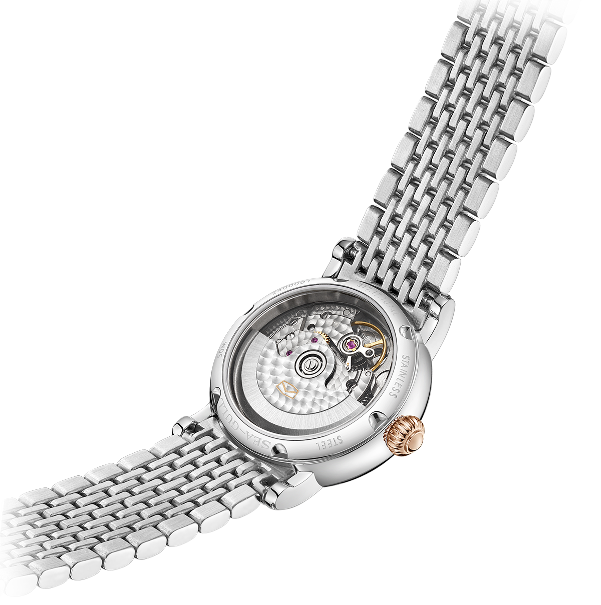 【Seagull Watch】Twelve Flower Goddesses - Two-Tone with Diamond Dots