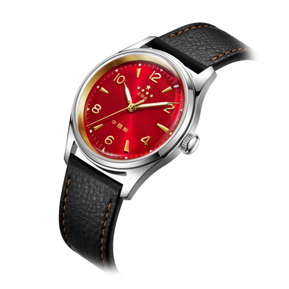 【Seagull Watch】Five-Star Watch Reissue Edition - Chinese Red Limited Edition