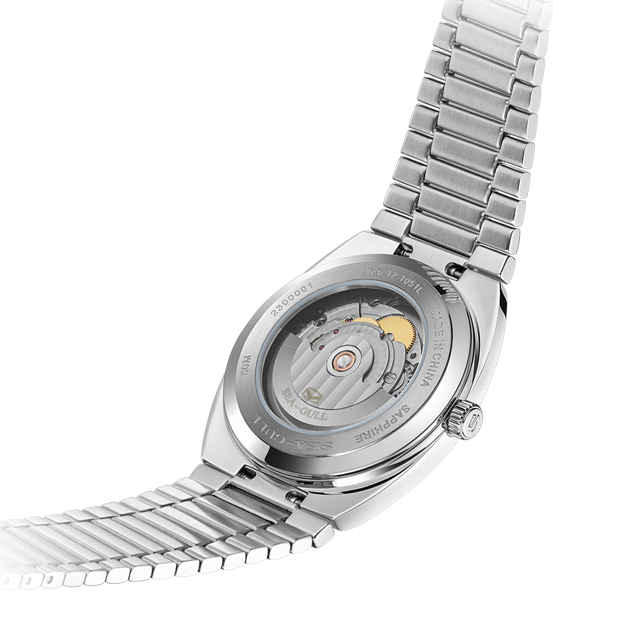 【Seagull Watch】Vintage TV Mechanical Watch - Bright Silver Edition