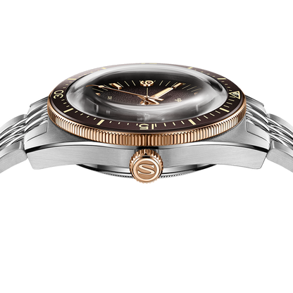 【Seagull Watch】1984 Antarctic Expedition Vintage Diving Watch Ice Rock Brown