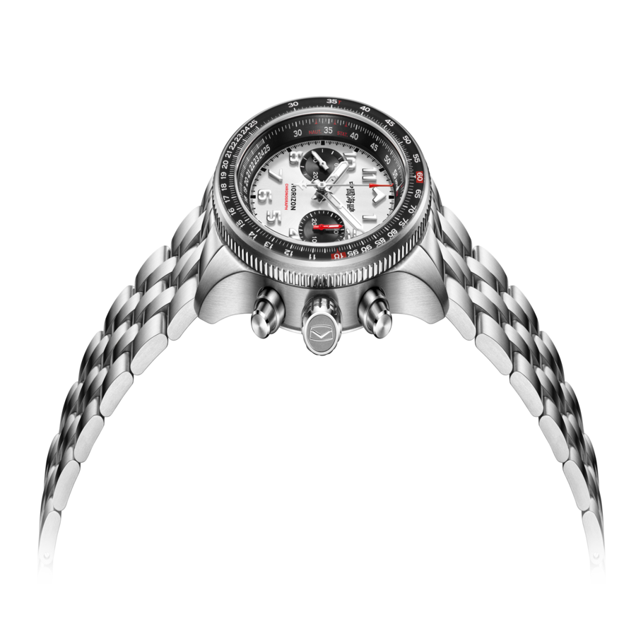 【Seagull Watch】Panda Pilot | Horizon Series | Tachymeter | Chronograph | 43mm | White&Black