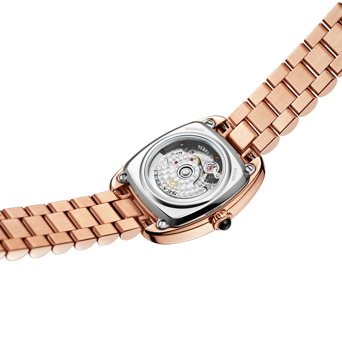 【Seagull Watch】Little Mocha Mechanical Watch - Gradient Brown