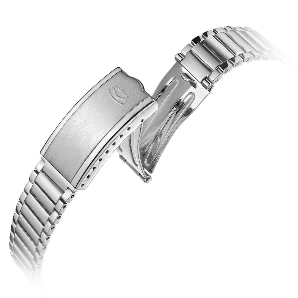 【Seagull Watch】Vintage TV Mechanical Watch - Bright Silver Edition