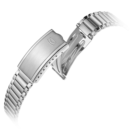 【Seagull Watch】Vintage TV Mechanical Watch - Bright Silver Edition