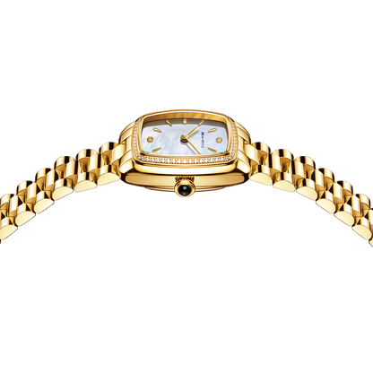 【Seagull Watch】Little Mocha Mechanical Watch - Cookie Gold