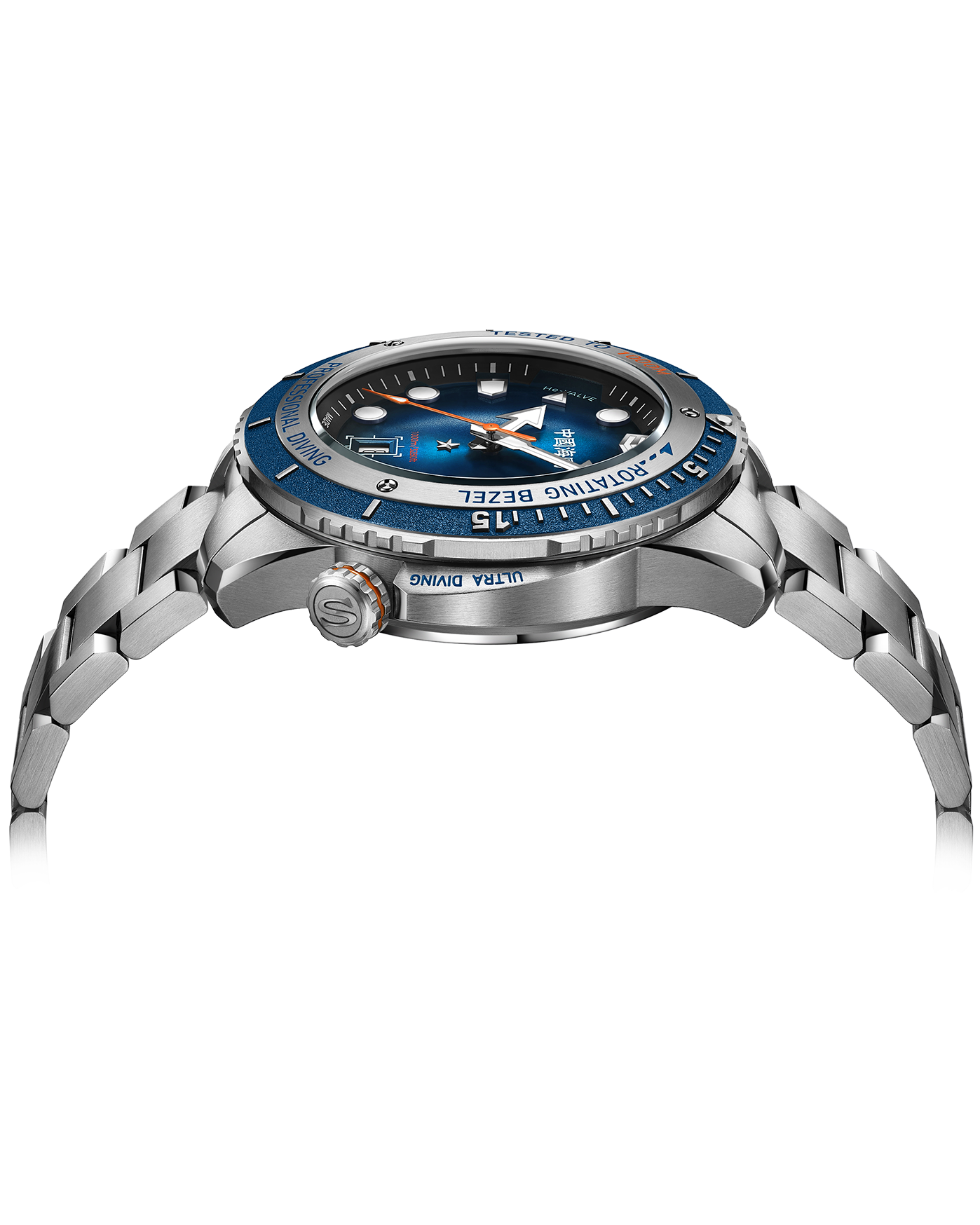 【Seagull Watch】Kilometer Deep Dive Diving Watch (Steel Bracelet)